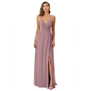 NWT Azazie Davis Dusty Rose size 2